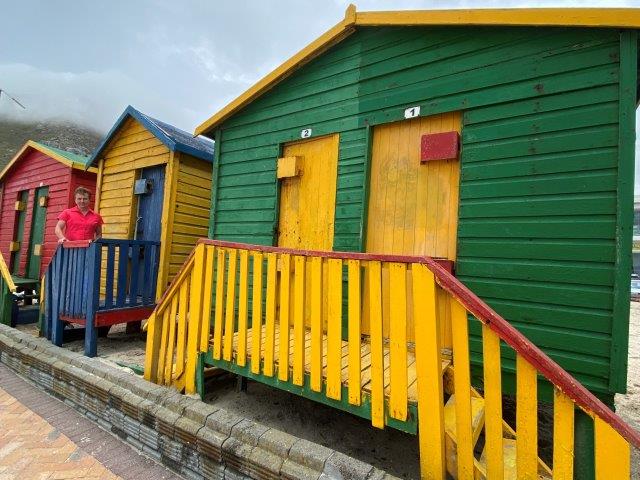 Die bunten Umkleidekabinen - Muizenberg Beach